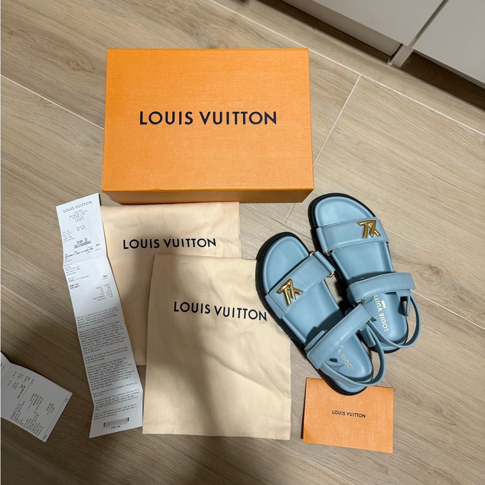 Louis Vuitton Sunset Blue Sandals